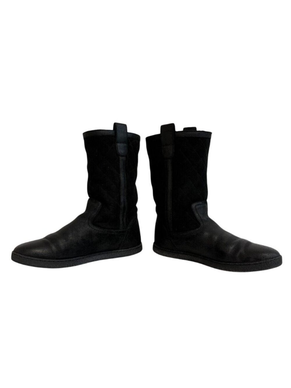Chanel Quilted Boots Black - Picture 3 of 8